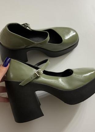 Туфли на платформе mary jane naked demonia buffalo y2k