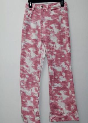 Широкие джинсы shein вареные