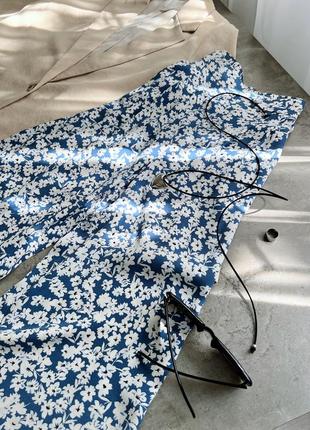 Бермуди у квітковий принт манго