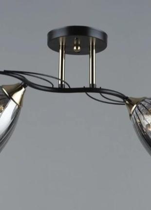 Люстра стельова sirius b n5467/2 coffee+fgd на 2 плафони