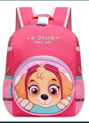 Дитячий рюкзак paw patrol зі скай 4-8років, ортопедична спинка, портфель щенячий патруль, сумка, рюкзачок для садочку, школи, тренування, секцій