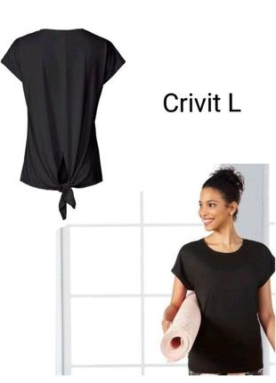 Спортивная женская футболка на короткий рукав crivit l