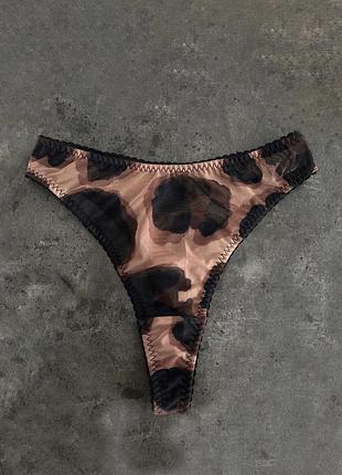 Трусики стрінги на високій талії