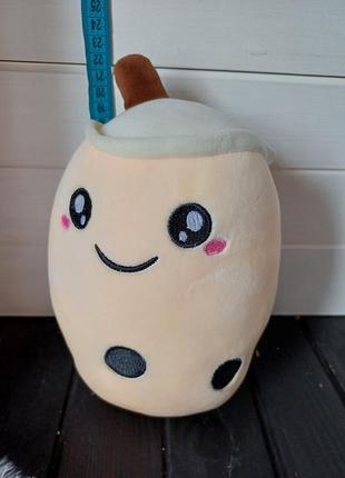 Мягкая игрушка сквиш мягкий коктейль bubble tea boba