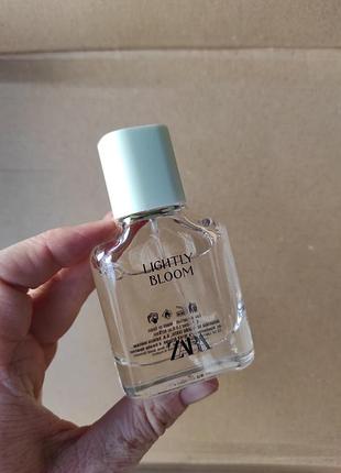 Zara lightly bloom 30ml оригинал, из набора без коробки