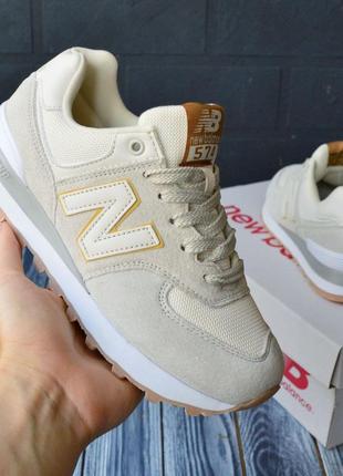 Женские кроссовки new balance 57427 беланс