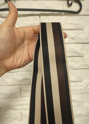 Сумочный женский ремень плечевой для сумки женской широкий черный / коричневый / серый на плечо