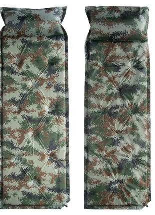 Армійський каремат з подушкою туристичний килимок для походів та кемпінгу8 фото
