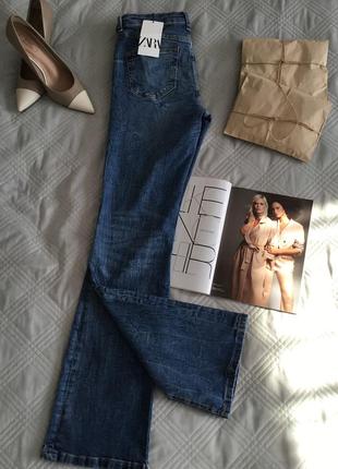 Джинсы zara the contour bootcut 38 и 40 размеры