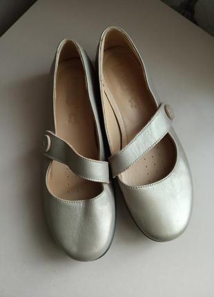 Туфли балетки hotter robyn comfort concept (6 / 39) новые из натуральной кожи женские3 фото