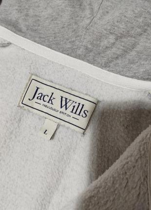 Мужское худи / jack wills / толстовка / кофта с капюшоном на молнии / мужская одежда /