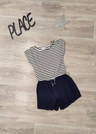 Комбинезон на девочку стильный шортами next