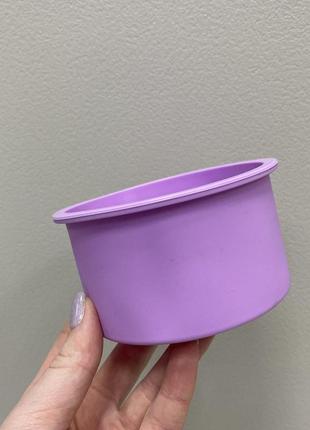 Форма силиконовая для выпечки кекса, кулича 11,1*5,7 см stenson mt-651 фиолетовая2 фото