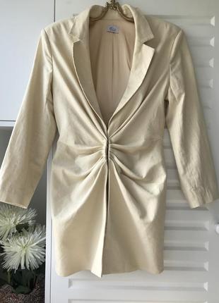 Стильный пиджак-платье жакет oh polly платье в стиле jacquemus стиль 2024