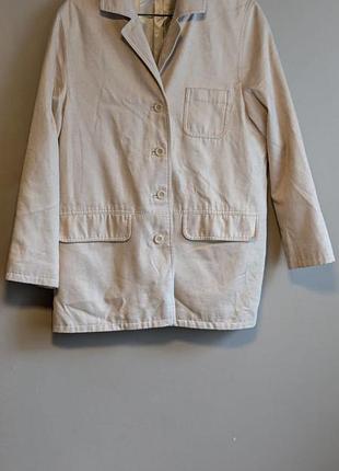 Жіночий бежевий піджак - куртка marks & spencer