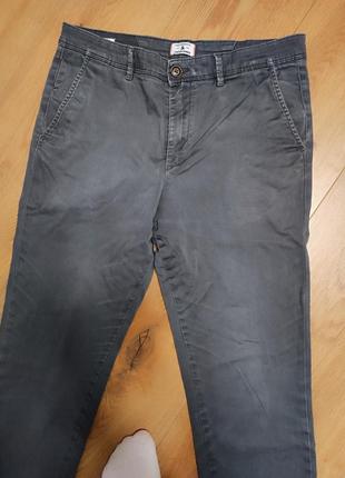 Брюки штани чоловічі сірі slim jack&jones man, розмір m