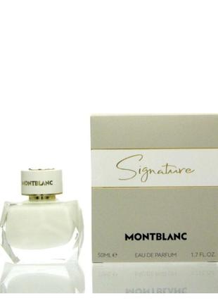 Montblanc signature парфумована вода, 50 мл оригінал