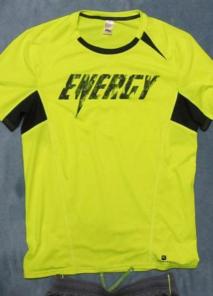 Decathlon. яркая, вызывающая футболка размер l/xl
