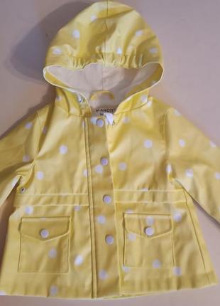 Куртка ветровка дождевых детская manor baby