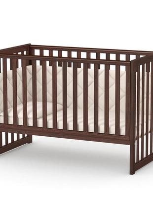 Детская кроватка veres соня лд-13 с маятником орех.