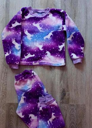 Махровая пижама для девочки
