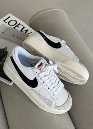 Кроссовки (✔️nike blazer platform white )