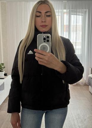 Зимовий пуховик adidas фірмовий