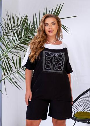 Новинка 
легкий и яркий прогулочный костюм🔥😍3 фото