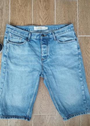 Джинсовые шорты topman. бриджи