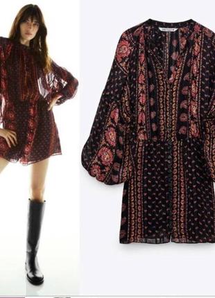 Женское легкое платье zara