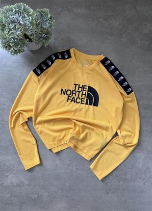The north face женский лонгслив с лампасами оригинал tnf