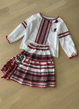 Комплект вышиванка с юбкой