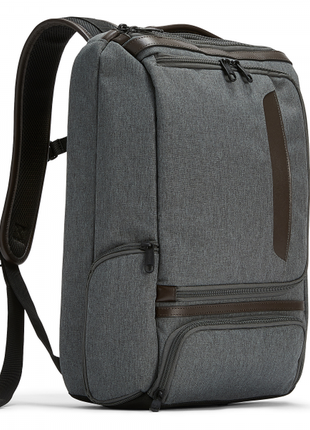 Рюкзак ebags pro slim laptop backpack ltd edition leather trim, сірий, 17"
