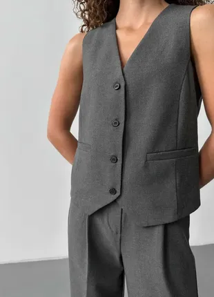 *жилет класичний графітовий*next*новий*