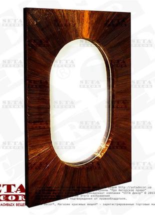 Зеркало настенное из абаки