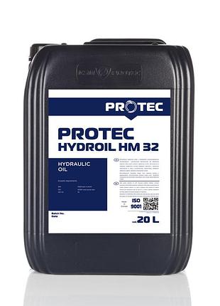 Масло hlp-32 гидравлическое канистра 20л protec hydroil hm 32 iso vg32 олива hlp32 гідравлічна каністра 20л