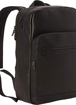 Тонкий шкіряний рюкзак для ноутбука 15.6 (чорний) . e bags/samsonite