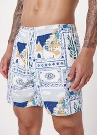 Шорты для пляжа и отдыха abercrombie & fitch cabana postcard 🇺🇸