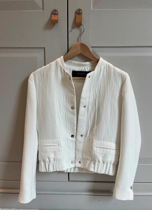 Бомбер zara піджак