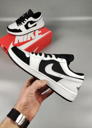 Nike air jordan 1 low panda2 фото