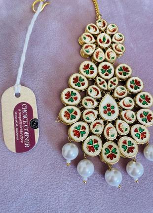 Индийская маанг тикка тика - украшение на голову /пробор!!!