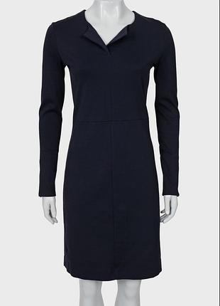 Темно-синя приталена сукня cos