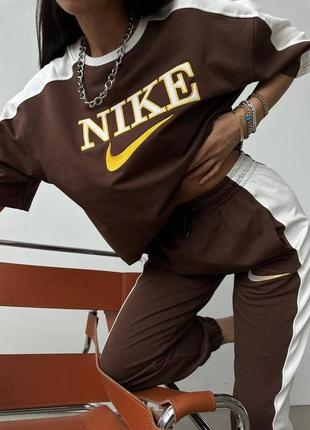 Спортивний костюм футболка+штани nike2 фото