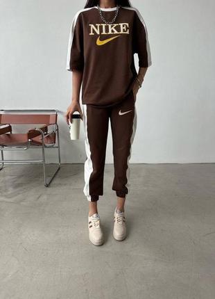 Спортивний костюм футболка+штани nike3 фото
