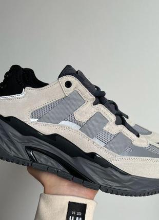 Мужские кроссовки adidas niteball grey black