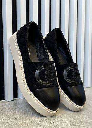 Качественные женские темные лоферы!