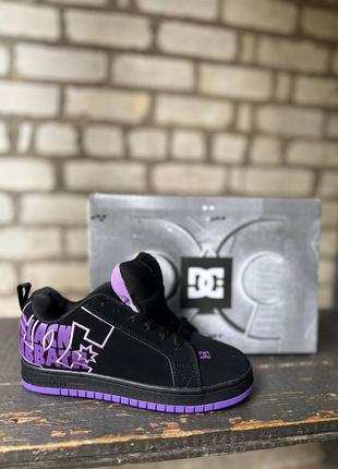 Красовки dc х slayer court graffik black sabbath
