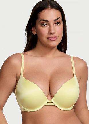 Лимонный бюстгальтер пуш ап victorias secret оригинал виктория секрет лифчик