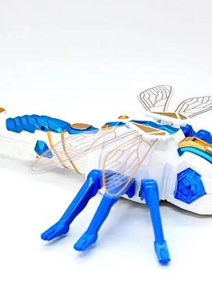 Робострекоза на пульте управления с дистанционным управлением с парогенератором,...