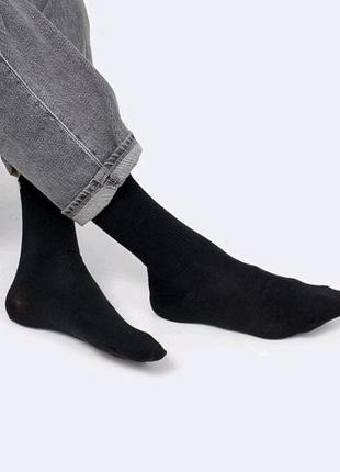 Суперовые хлопковые высокие черные носки zeeman (  в наличии 1 шт) 💖🌺💖